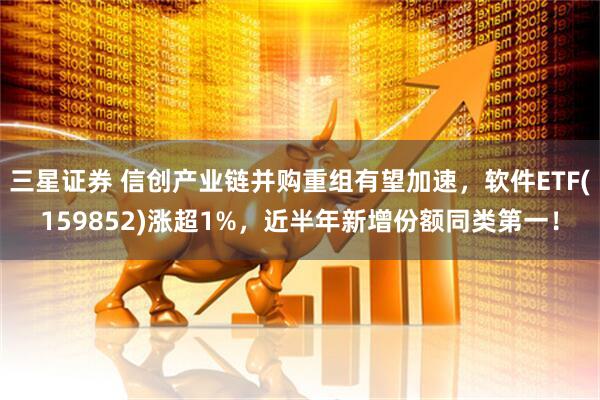三星证券 信创产业链并购重组有望加速，软件ETF(159852)涨超1%，近半年新增份额同类第一！