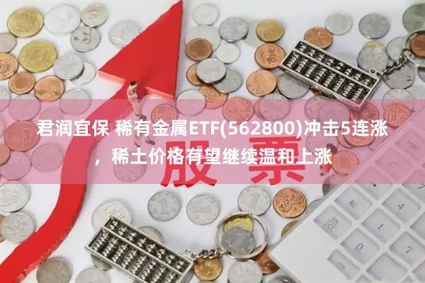 君润宜保 稀有金属ETF(562800)冲击5连涨，稀土价格有望继续温和上涨