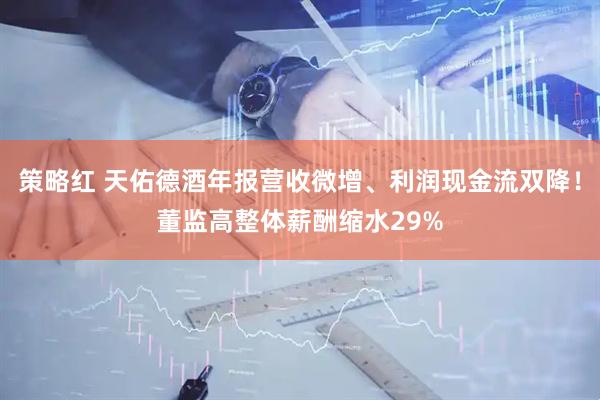 策略红 天佑德酒年报营收微增、利润现金流双降！董监高整体薪酬缩水29%