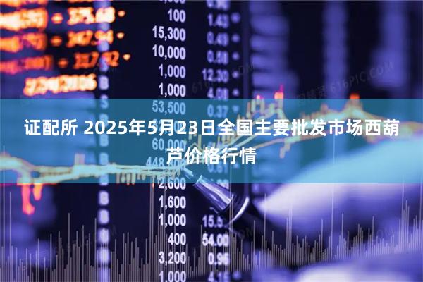 证配所 2025年5月23日全国主要批发市场西葫芦价格行情