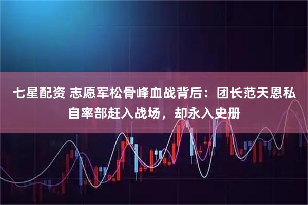 七星配资 志愿军松骨峰血战背后：团长范天恩私自率部赶入战场，却永入史册